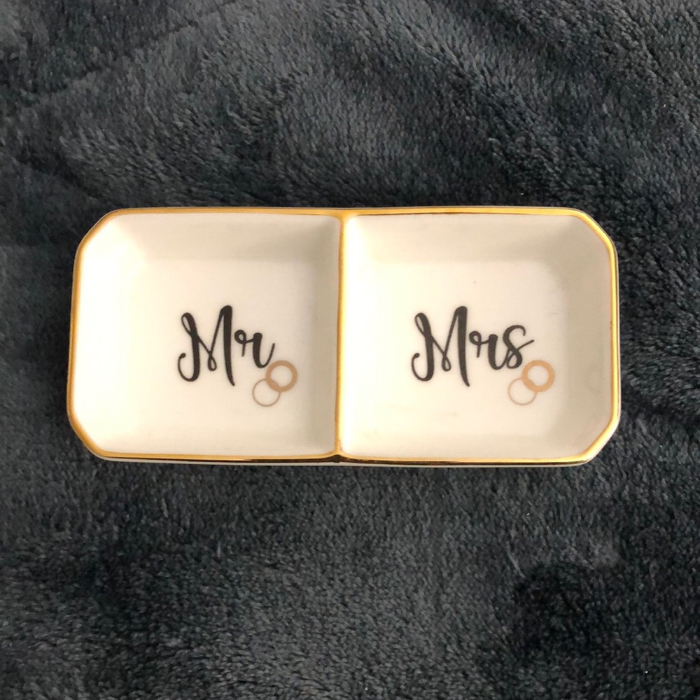 Mr. & Mrs. Ring dish